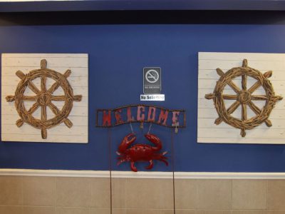 Tony's Pier Restaurant inside decorations