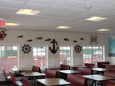 Tony's Pier Restaurant inside